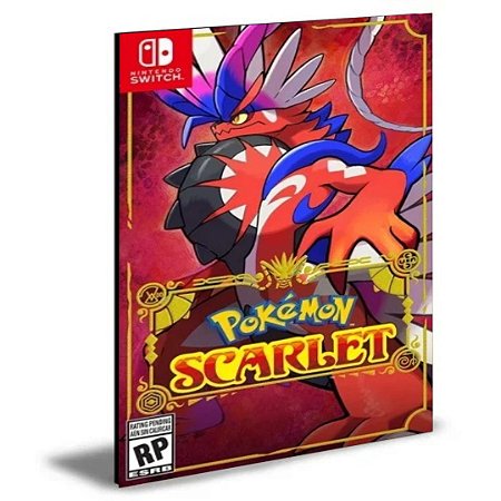 Pokémon Scarlet Nintendo Switch Mídia Digital