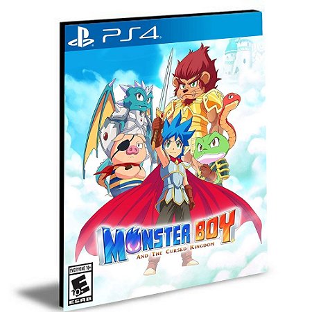 Monster Boy e o Reino Amaldiçoado Ps4 e PS5 Mídia Digital