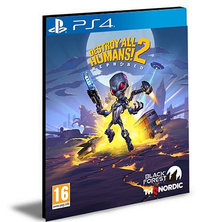 Destroy All Humans! 2 - Reprobed Ps4 Mídia Digital