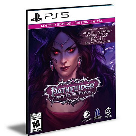 Pathfinder: Wrath of the Righteous PS5 Português PSN Mídia Digital