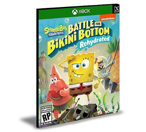SPONGEBOB SQUAREPANTS BATTLE FOR BIKINI BOTTOM REHYDRATED Xbox One e Xbox Series X|S Mídia Digital