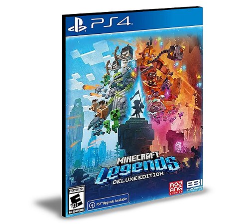 Minecraft Legends Deluxe Edition Ps4 Psn Mídia Digital