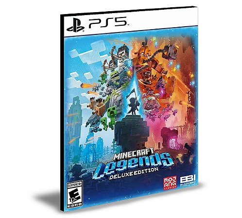 Minecraft Legends Deluxe Edition Ps5 Psn Mídia Digital