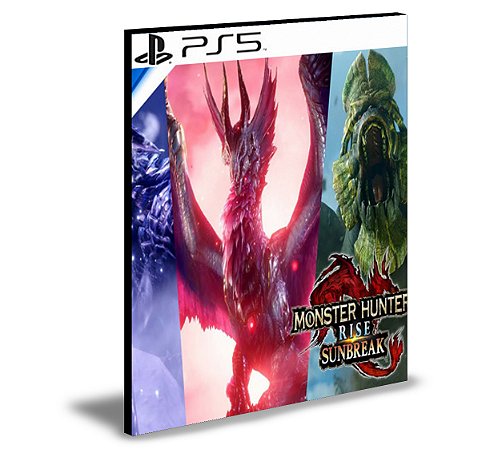 DLC Monster Hunter Rise Sunbreak Ps5 Psn Mídia Digital