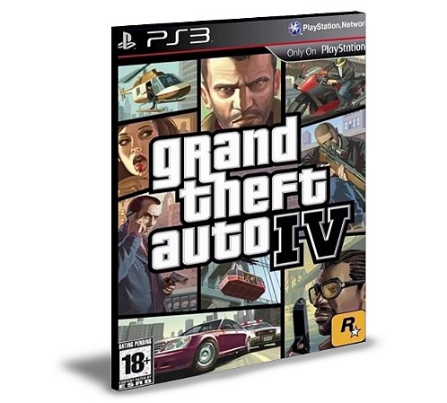 Gta 4 Ps3 Psn Mídia Digital
