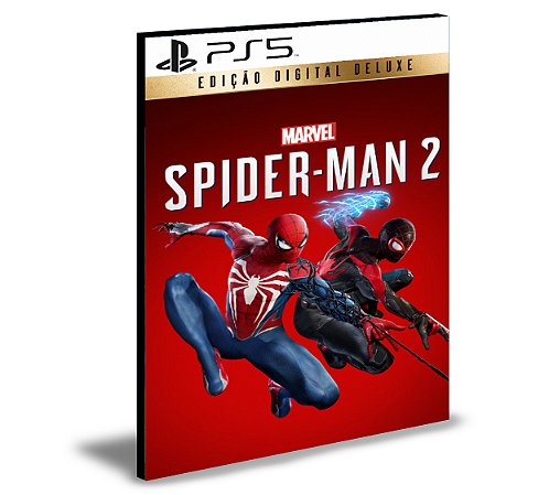 Marvel's Spider-Man 2 Edição Digital Deluxe PS5 PSN MÍDIA DIGITAL