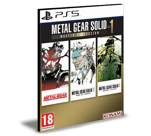 METAL GEAR SOLID MASTER COLLECTION Vol.1 PS5 PSN MÍDIA DIGITAL