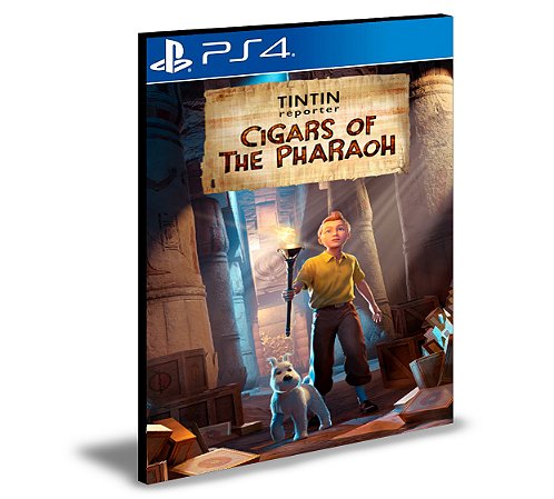 Tintim Reporter - Os Charutos do Farao PS4 Mídia Digital