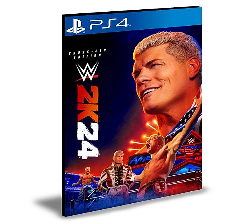 WWE 2K24 Edição Digital Cross-Gen  PS4 Psn Mídia Digital