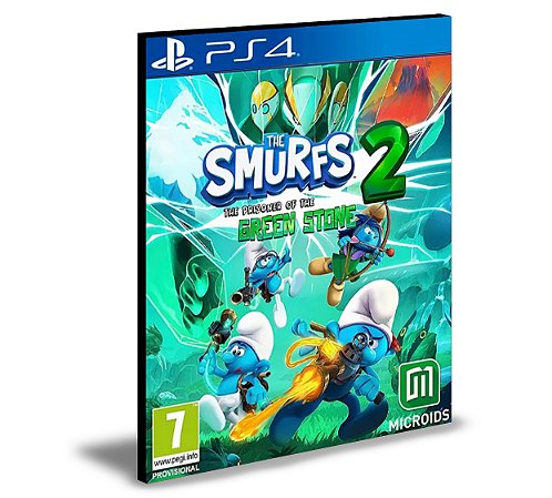 The Smurfs 2 - The Prisoner of the Green Stone PS4  Mídia Digital