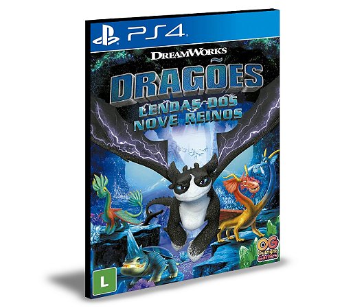 DreamWorks Dragões Lendas dos Nove Reinos Ps4 Psn Mídia Digital