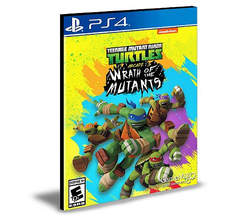 Teenage Mutant Ninja Turtles Arcade Wrath of the Mutants Ps4 Mídia Digital