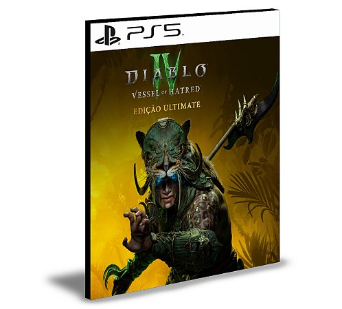 DLC Diablo IV Vessel of Hatred Ultimate Edition Ps5 Mídia Digital
