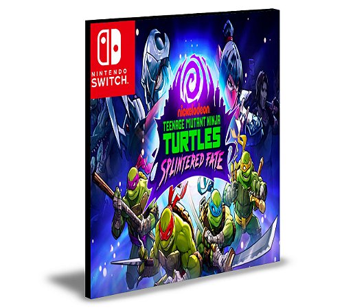 Tartarugas Ninja O Destino de Splinter Nintendo Switch Mídia Digital