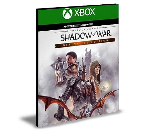 Terra-média Sombras da Guerra Edição Definitiva Xbox One Mídia Digital