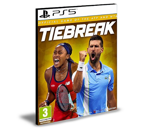 TIEBREAK Official game of the ATP and WTA PS5 Mídia Digital