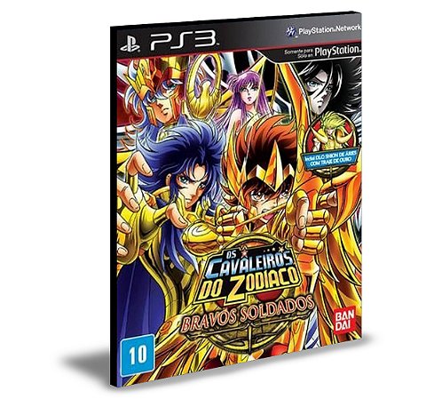 Os Cavaleiros do Zodíaco Bravos Soldados Ps3 Mídia Digital
