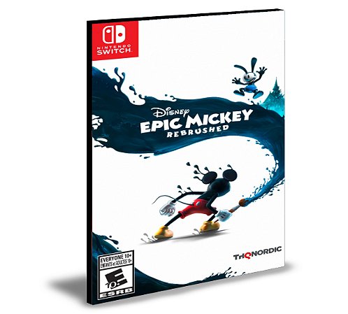 Disney Epic Mickey Rebrushed Nintendo Switch Mídia Digital