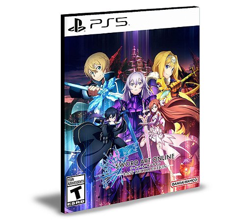 SWORD ART ONLINE Last Recollection Ps5 Mídia Digital