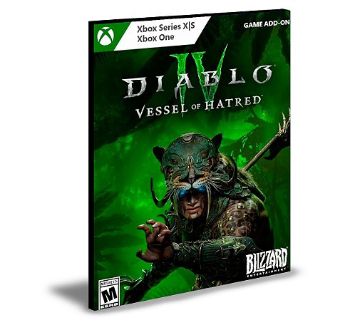 Diablo IV Vessel of Hatred Xbox One Mídia Digital
