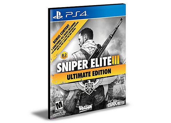 Sniper Elite 3 Ultimate Edition Ps4 e Ps5 Mídia Digital