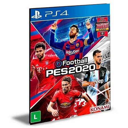Pes 2020 Ps4 e Ps5 Psn Mídia Digital