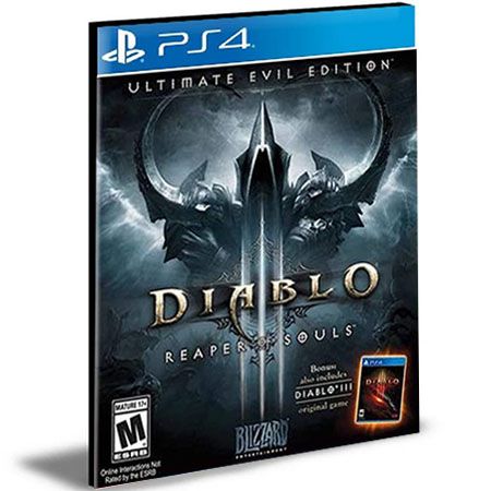 DIABLO 3 REAPER OF SOULS ULTIMATE EVIL EDITION Ps4 e Ps5 Psn Mídia Digital
