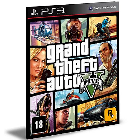 Gta V Leg. Português Ps3 Psn Mídia Digital