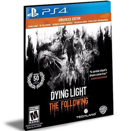 Dying Light: The Following Edição Aprimorada Portugues Ps4 e Ps5 Psn Mídia Digital