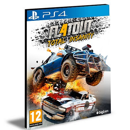 FLATOUT 4: TOTAL INSANITY Ps4 e Ps5 Psn Mídia Digital
