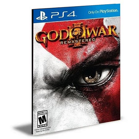GOD OF WAR 3 REMASTERED PS4 e PS5 PSN MÍDIA DIGITAL