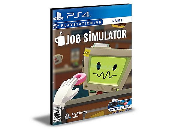 Job Simulator Playstation Vr PS4 PSN MÍDIA DIGITAL