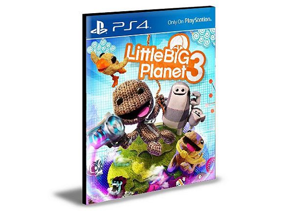 Little big Planet 3 Inglês Ps4 e Ps5 Psn Mídia Digital