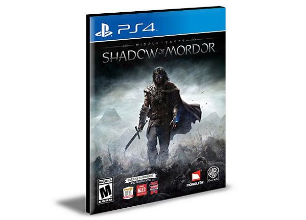 Middle Terra-média Sombras de Mordor Inglês PS4 e PS5 MÍDIA DIGITAL