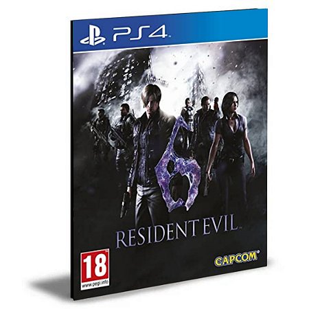 RESIDENT EVIL 6 PS4 e PS5  PSN  MÍDIA DIGITAL