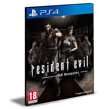 RESIDENT EVIL HD REMASTER PS4 e PS5  PSN  MÍDIA DIGITAL