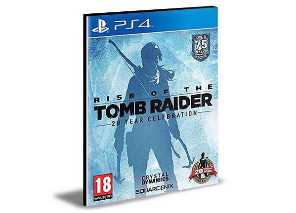 Rise of The Tomb Raider 20 Year Celebration Ps4 e Ps5 Mídia Digital
