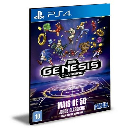 SEGA Genesis Classics Ps4 e Ps5 PSN Mídia Digital