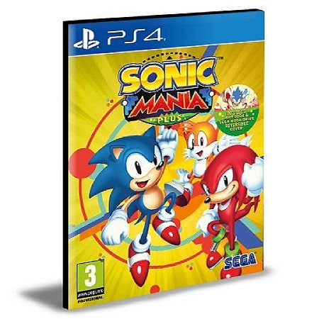 Sonic Mania Ps4 e Ps5 PSN   Mídia Digital
