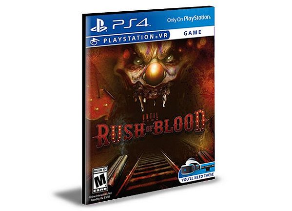 Until Dawn Rush Of Blood Ps4 e Ps5  Psn  Mídia Digital