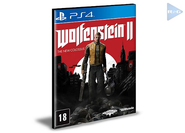 Wolfenstein 2 The New Colossus  Ps4 e Ps5 Psn  Mídia Digital
