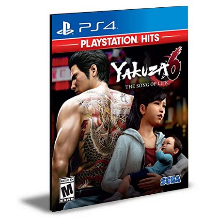 Yakuza 6 The Song Of Life Ps4 e Ps5  Psn  Mídia Digital
