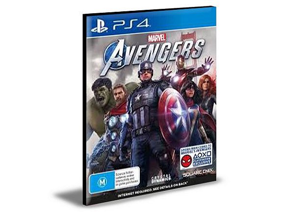 Marvel's Vingadores Ps4 e Ps5 Mídia Digital