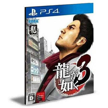 Yakuza 3 Remastered Ps4 e Ps5  Psn  Mídia Digital
