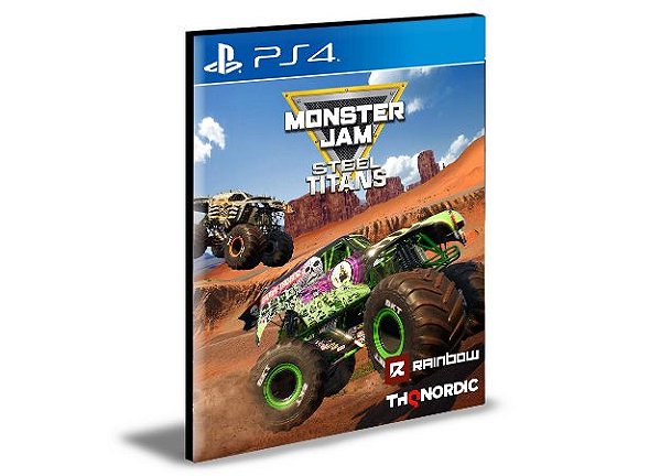 Monster Jam Steel Titans PS4 e PS5 PSN MÍDIA DIGITAL