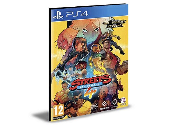 Streets Of Rage 4 Ps4 e Ps5 Psn Mídia Digital