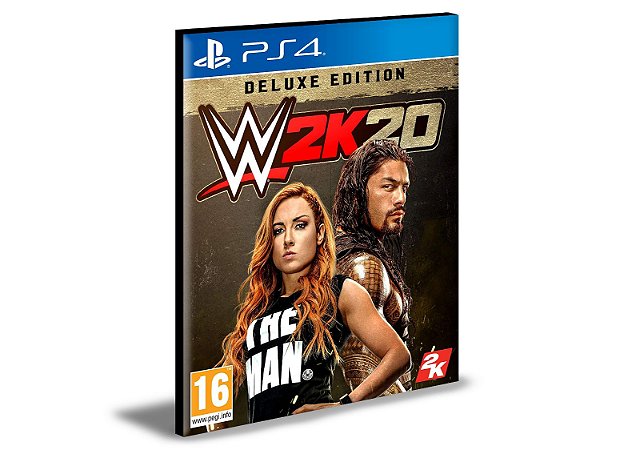 WWE 2K20 Deluxe Edition Ps4 e Ps5 Psn Mídia Digital