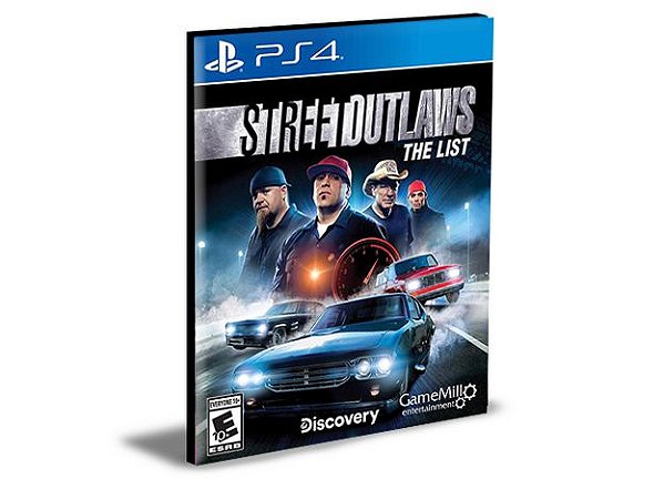 Street Outlaws The List  Ps4 e Ps5 Psn   Mídia Digital