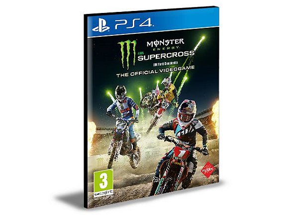Monster Energy Supercross The Official Videogame Ps4 e PS5 Mídia Digital