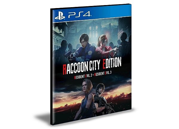 RACCOON CITY EDITION  Português PS4 e PS5 PSN  MÍDIA DIGITAL
